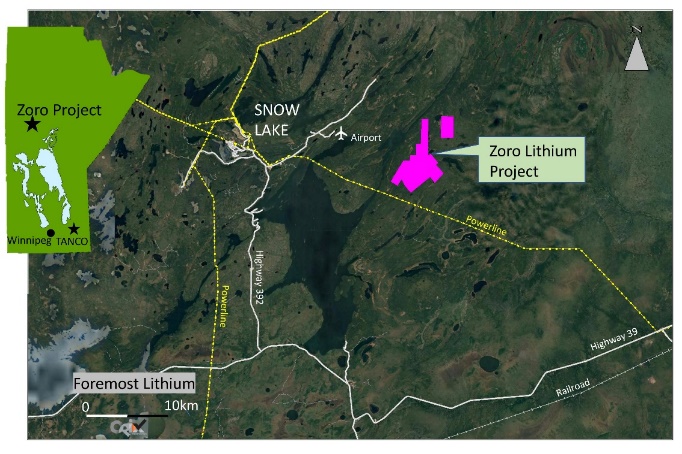  Fig1 Zoro Property Location Map